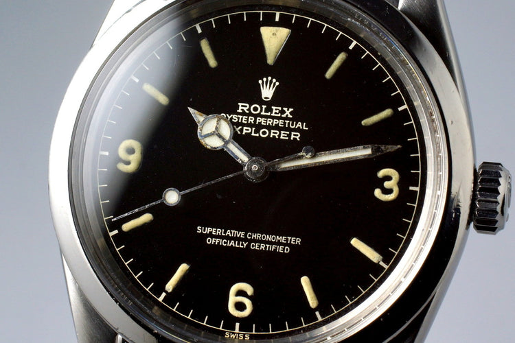 1960 Rolex Explorer 1 1016 Gilt Chapter Ring Dial