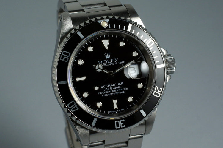 1995 Rolex Submariner 16610