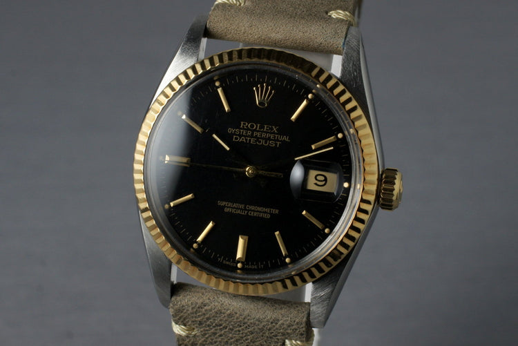 1978 Rolex Two Tone DateJust 16013 with Black Dial