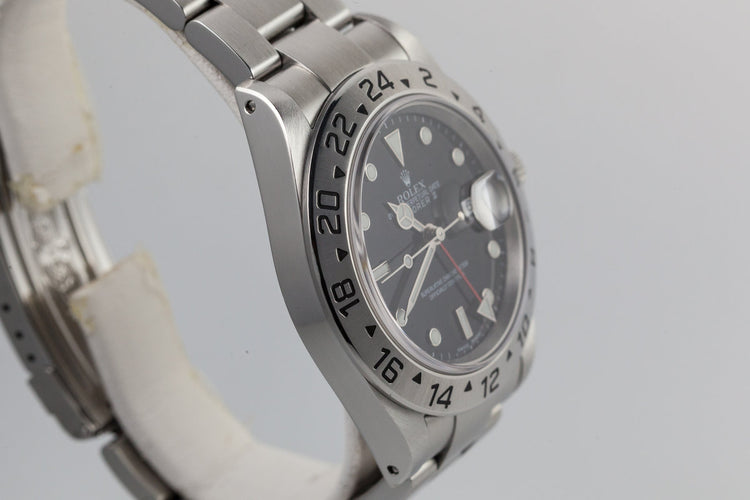 2000 Rolex Explorer II 16570 Black Dial