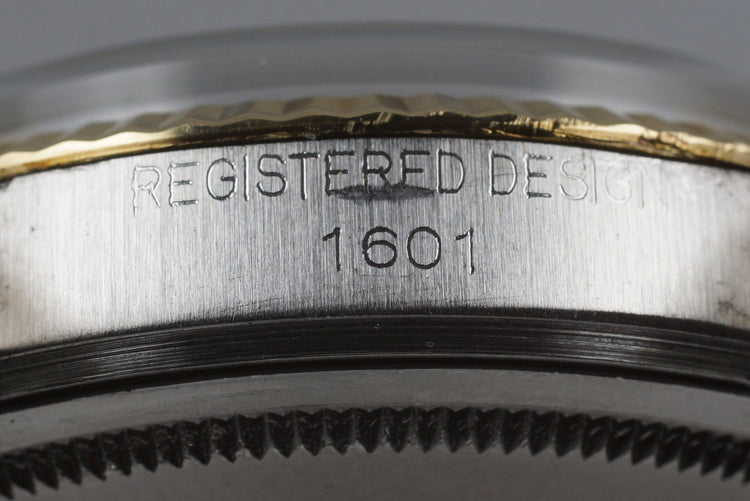 1971 Rolex Two Tone DateJust 1601 Silver ‘Wide Boy’ Dial