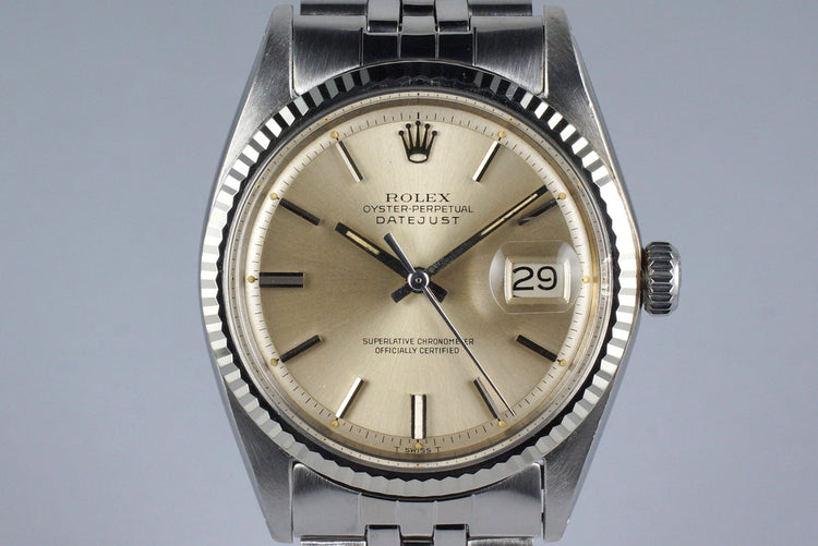 1971 Rolex DateJust 1601 Silver Dial