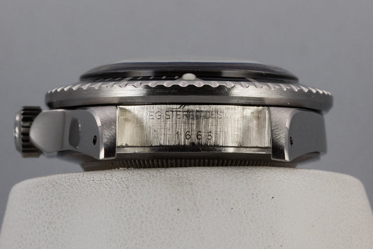 1978 Rolex Sea-Dweller 1665 Rail Dial with Box and Papers