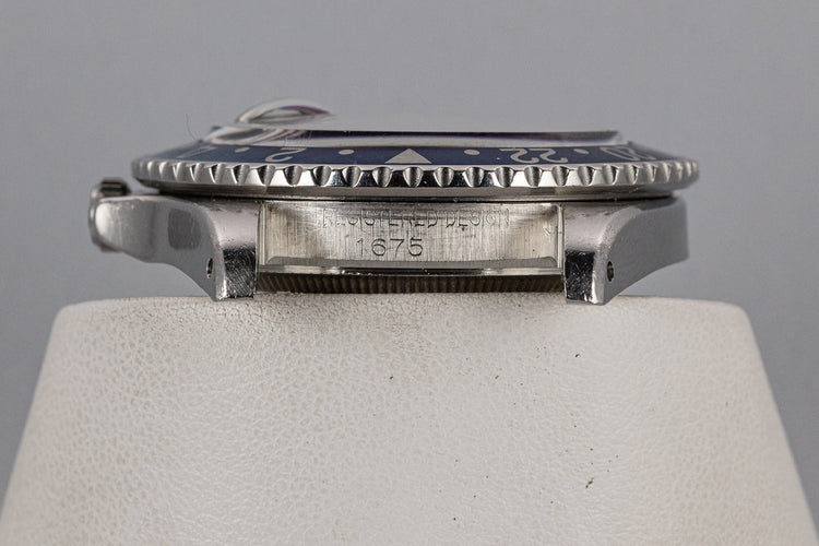 1967 Rolex GMT-Master 1675 Fuchsia with Box and Papers