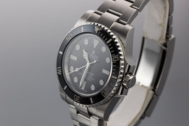 2018 Rolex Ceramic Submariner 114060 with Box and Papers