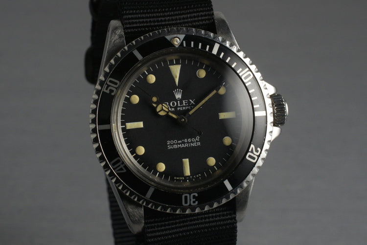 1967 Rolex Submariner 5513 Meters First