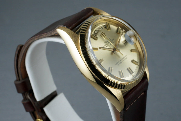 1966 Rolex 18K YG President 1803 “Fat Boy”