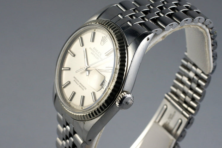 1972 Rolex DateJust 1601 Silver Cream Sigma Dial