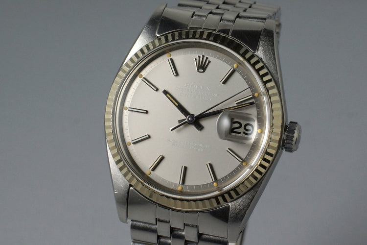 1972 Rolex DateJust 1601 Matte Silver Dial