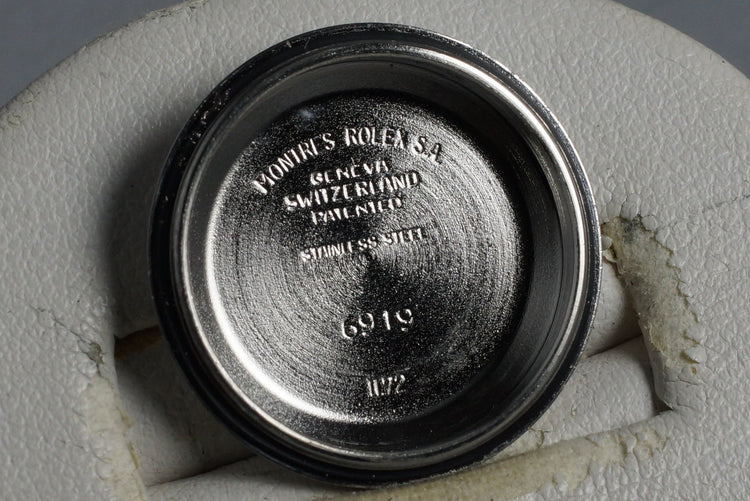 1972 Rolex Ladies Date 6916 Black Sigma Dial