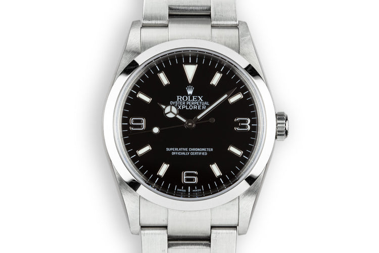 2003 Rolex Explorer 114270 with Box and Papers