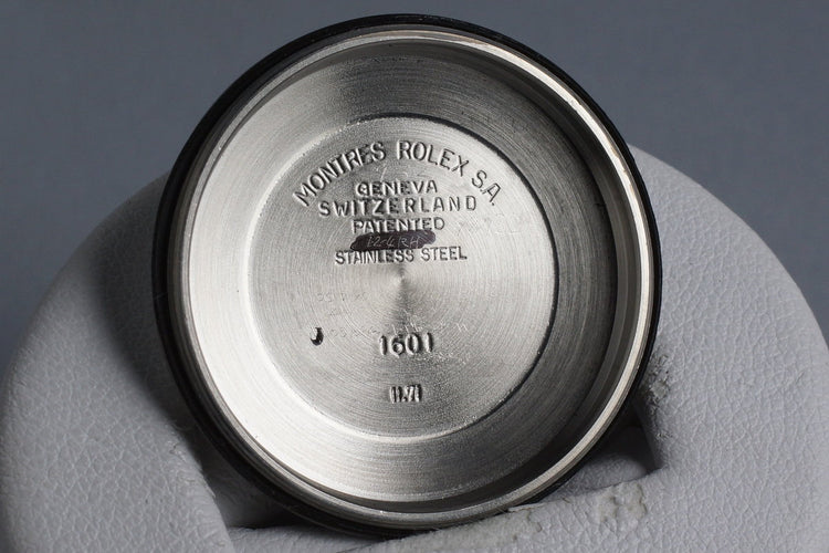 1971 Rolex DateJust 1601 Silver Dial