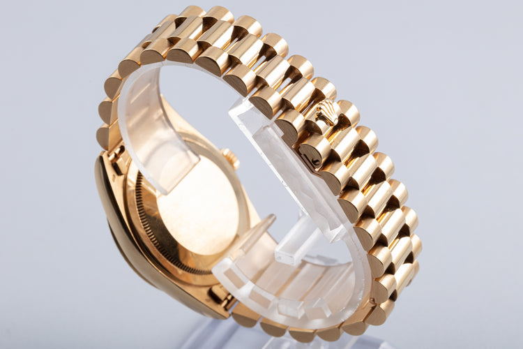 1989 Rolex Day-Date 18238 Champagne Dial with Rolex Service Card