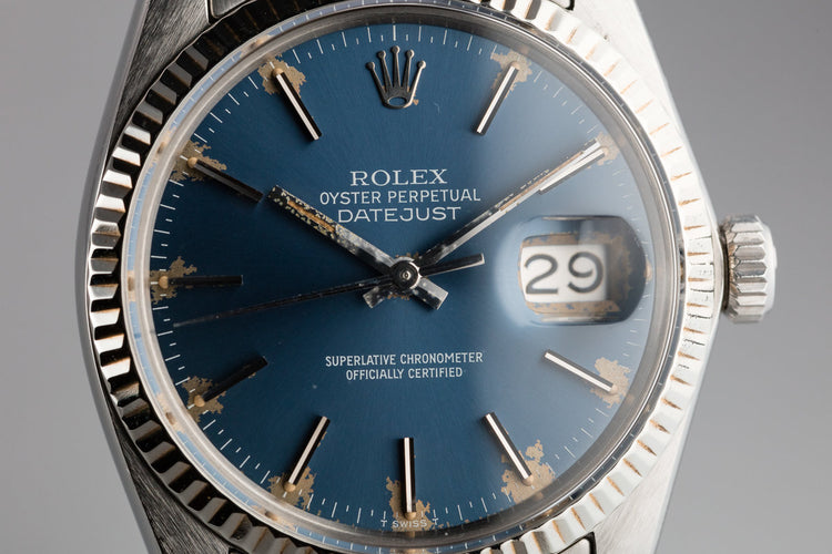 1979 Rolex DateJust 16014 Blue Dial with Box and Papers