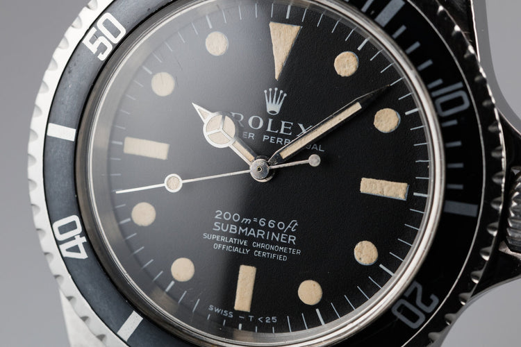 1967 Rolex Submariner 5512 with Meters First Dial