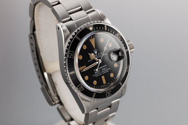 1975 Rolex Submariner 1680 with Pumpkin Patina