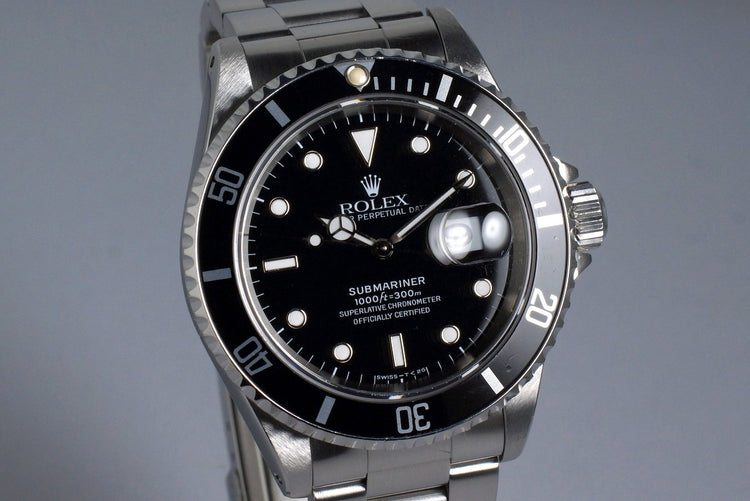 1995 Rolex Submariner 16610 with Box and Papers