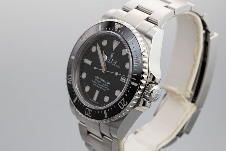 2015 Rolex Sea-Dweller 116600 with Box and Papers