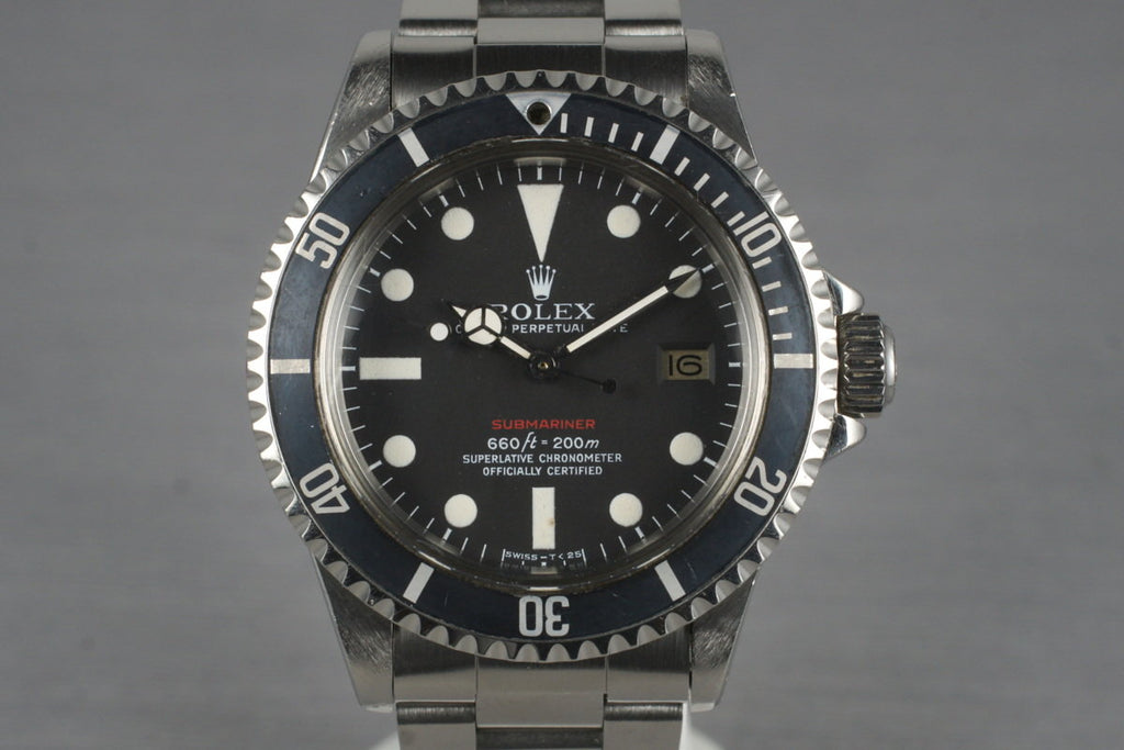 1972 Rolex Red Submariner 1680 Mark IV Dial