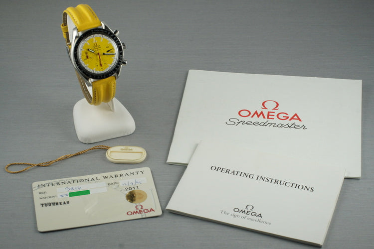 Omega Speedmaster Yellow ‘Michael Shumacher’ Dial 3816