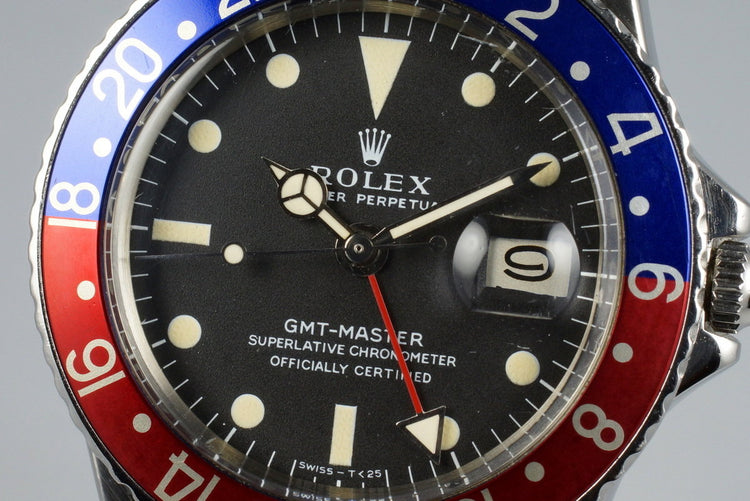 1971 Rolex GMT 1675 Mark I Dial