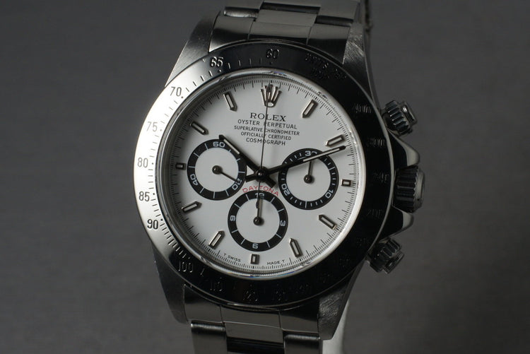 Rolex SS Zenith Daytona 16520 with Box and Papers