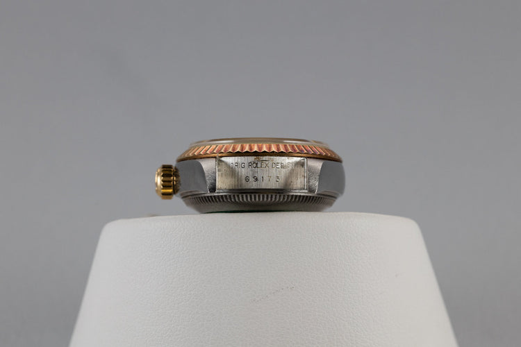 1995 Rolex Two Tone Ladies DateJust 69173 with Box and Papers