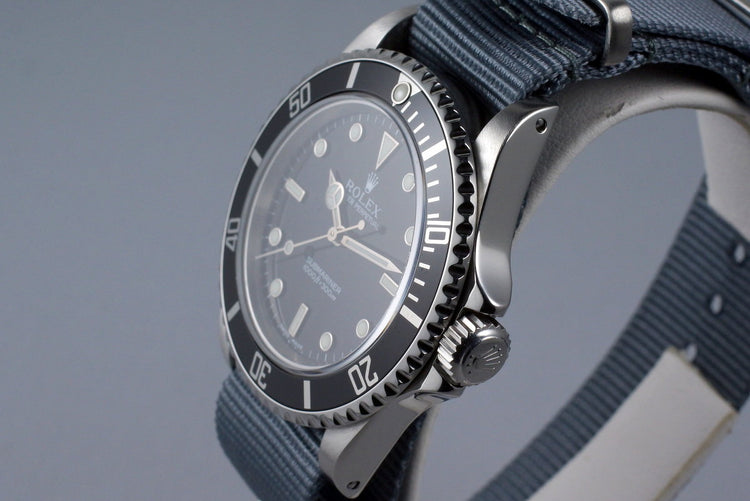 1995 Rolex Submariner 14060 Service Dial
