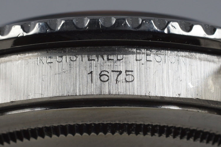 1972 Rolex GMT 1675 Mark I Dial