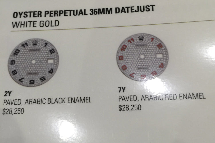 Rolex DateJust 116234 with Factory Paved Diamond Dial