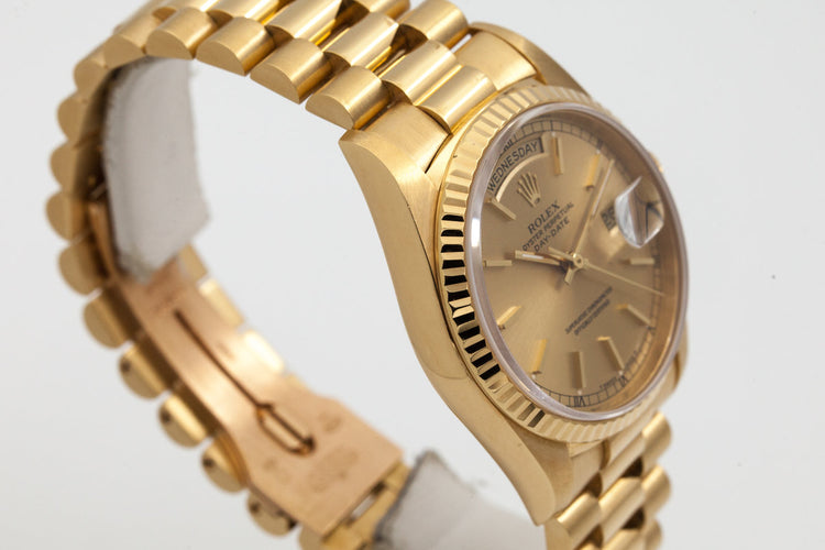 1989 Rolex YG Day-Date 18238