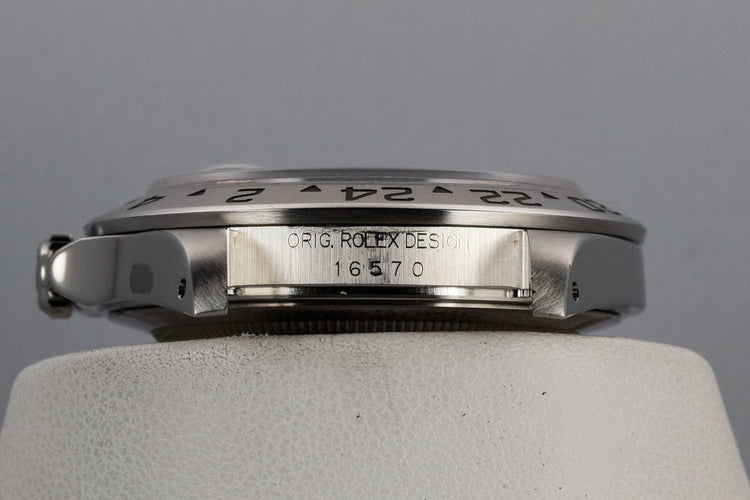 1997 Rolex Explorer II 16570 Black Dial
