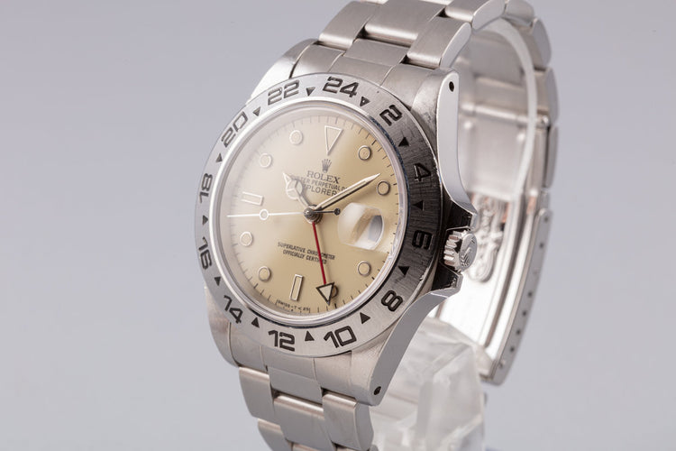 1984 Rolex Explorer II 16550 Unpolished "Cream" Rail Dial