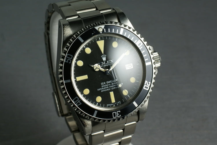 Rolex Sea Dweller Ref 1665 with papers
