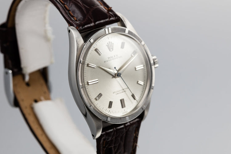 1956 Rolex Oyster Perpetual 6569 Swiss Only Silver Dial