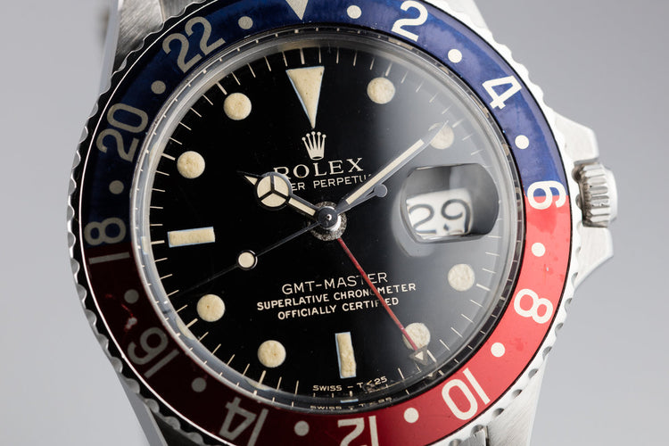 1966 Rolex GMT-Master 1675 Gilt Dial