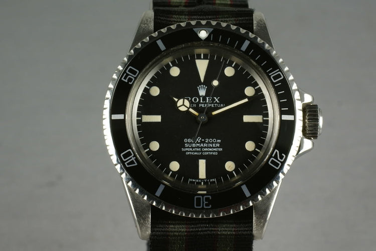 Rolex Submariner 5512 with Box, Papers, tags, etc.