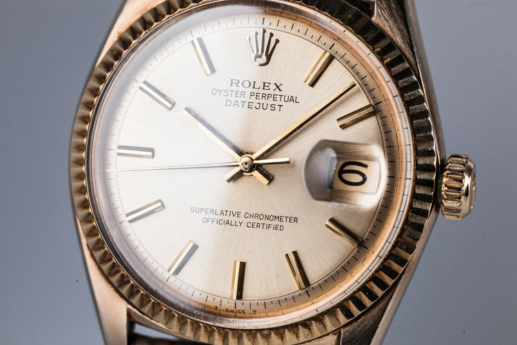 1968 Rolex 18K DateJust 1601