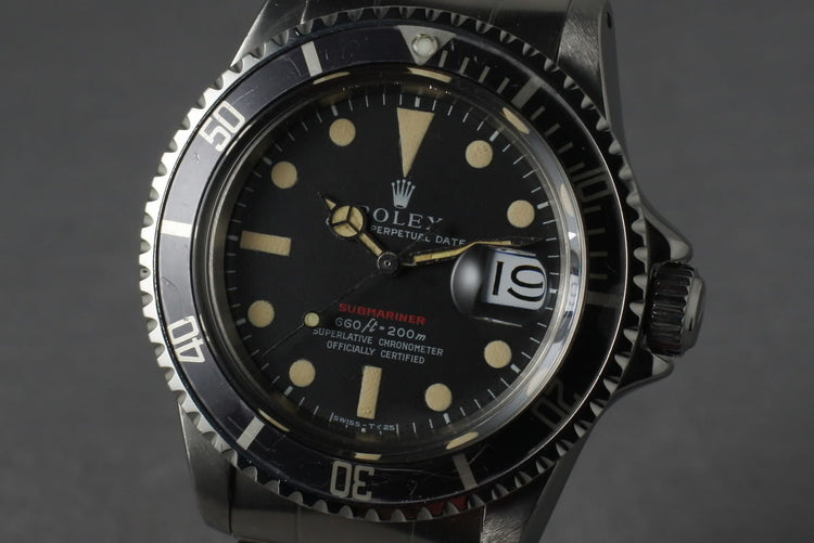 1971 Rolex Red Submariner 1680 Mark IV with current RSC papers