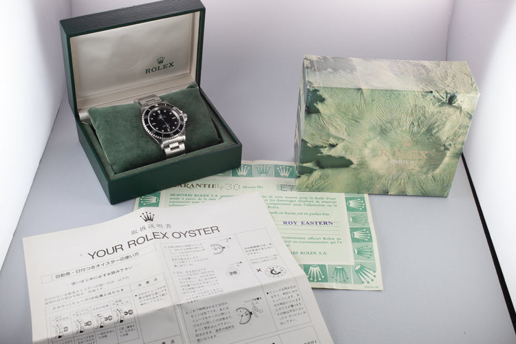 1990 Rolex Submariner 14060 with Box and Papers