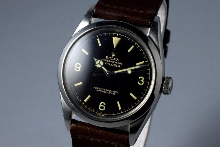 1960 Rolex Explorer 1 1016 Glossy Gilt Dial