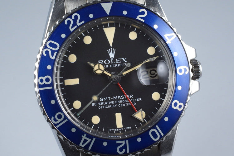 1978 Rolex GMT 1675 Blueberry