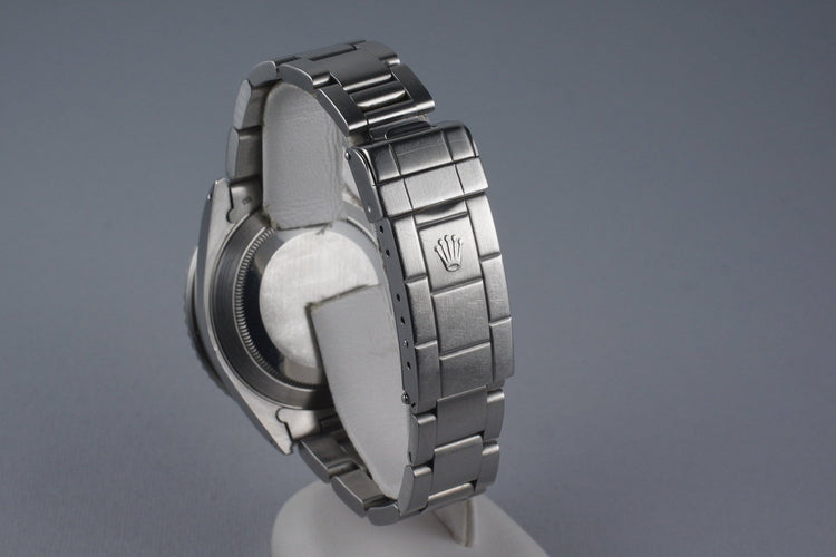 1988 Rolex Submariner 168000 Service Dial with Box and Papers