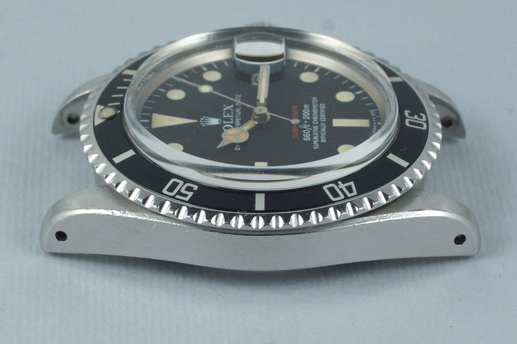1972 Rolex Red Submariner 1680 Mark V Dial