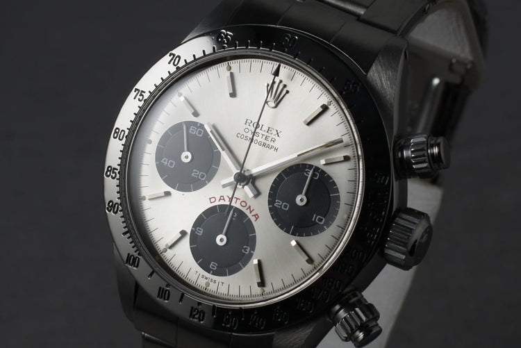 1971 Rolex Daytona 6265 Silver Big Red Daytona with Punched Papers