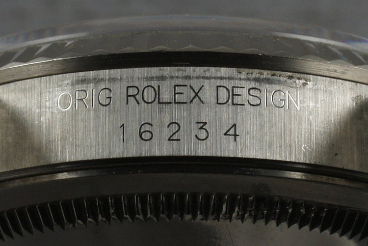 Rolex Datejust: 16234 with White Roman Dial
