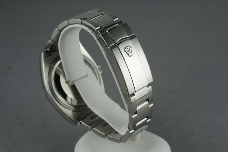 2007 Rolex Datejust 116200 with Silver Roman Dial and Box and Papers