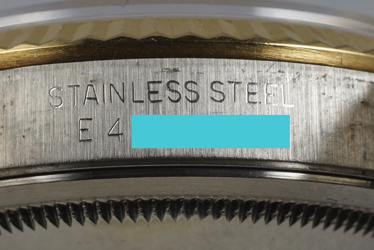 1991 Rolex Two Tone DateJust 16233 Cream Roman Dial