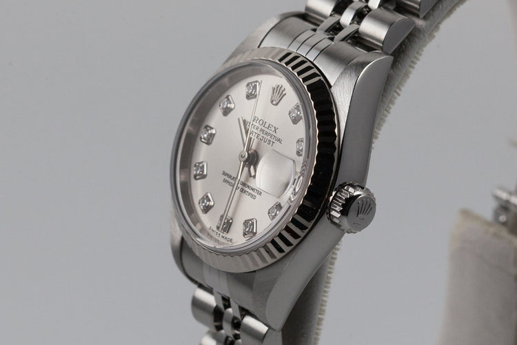 2002 Rolex Ladies Datejust 79174 with Factory Diamond Dial
