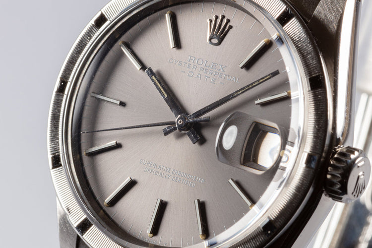 1967 Vintage Rolex Date 1501 Gray Dial